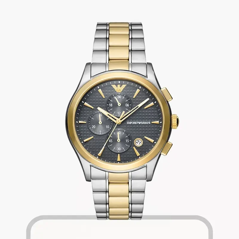 Emporio Armani Chronograph Grey Dial Men's Watch | AR11527